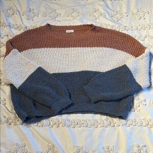 Colorblock Knit Sweater